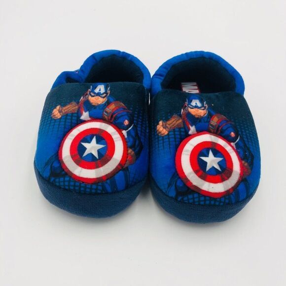 Brand New Marvel‎ Avengers Light Up Slippers For Toddler Boys Size S (5/6) - Picture 2 of 9